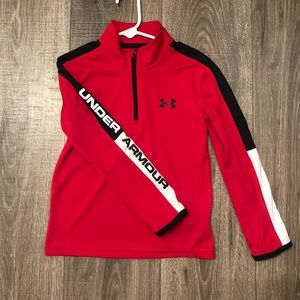 Boys UA Half Zip Top